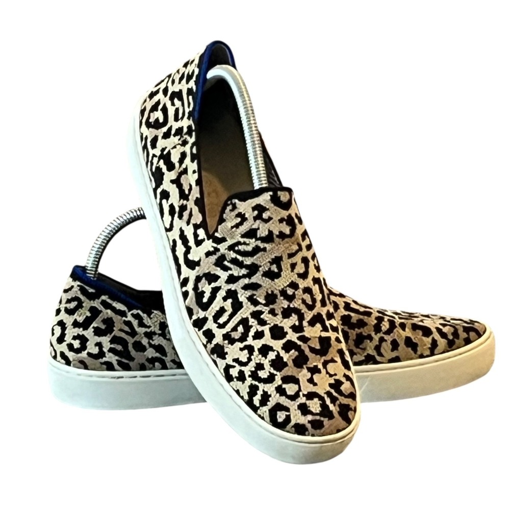 Rothy's‎ Original Slip On Sneaker Womens 11 Camo Cat Leopard Cheetah